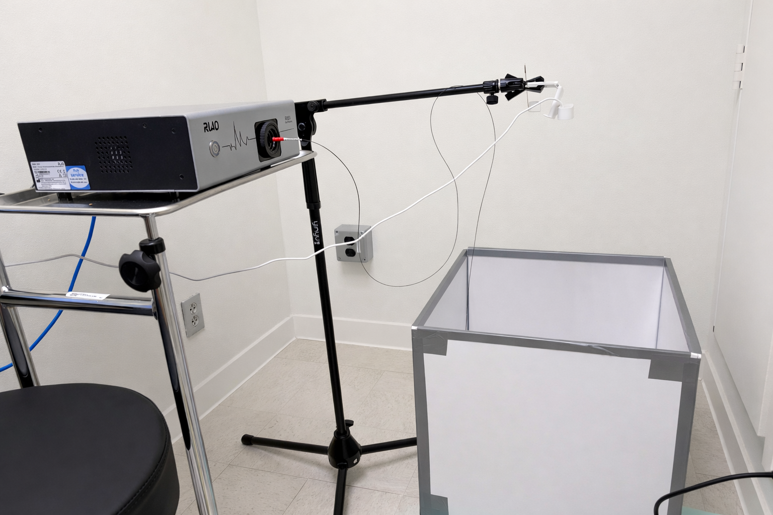 Fiber photometry recording setup